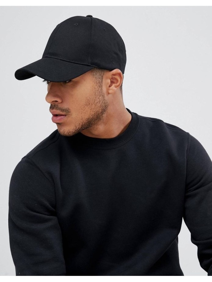 Черная кепка ASOS Design