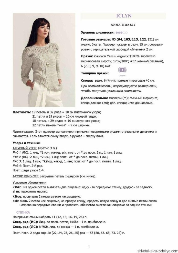 Жакет из тонкой шерсти спицами с описанием