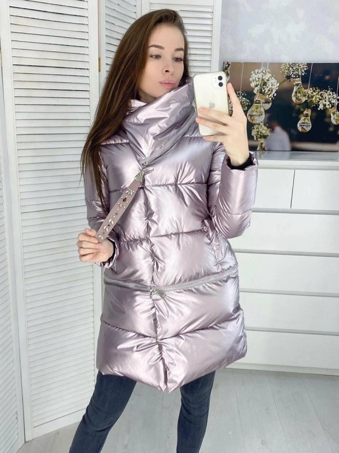 Модные стеганные куртки женские