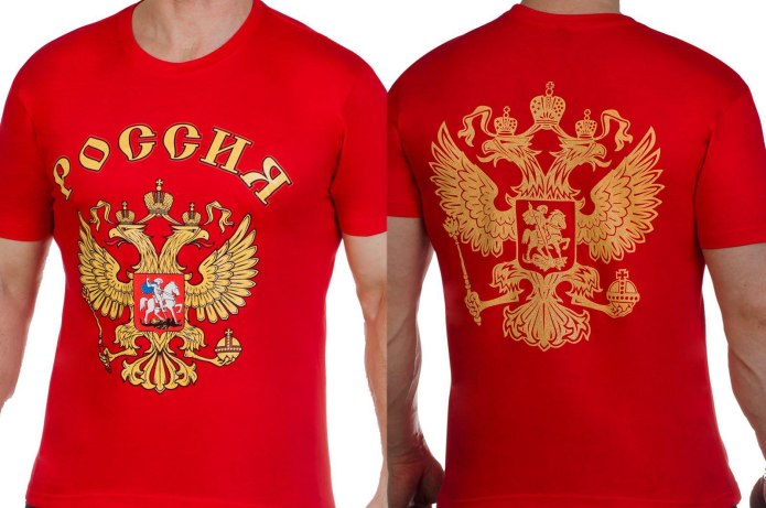 Футболка мужская Россия