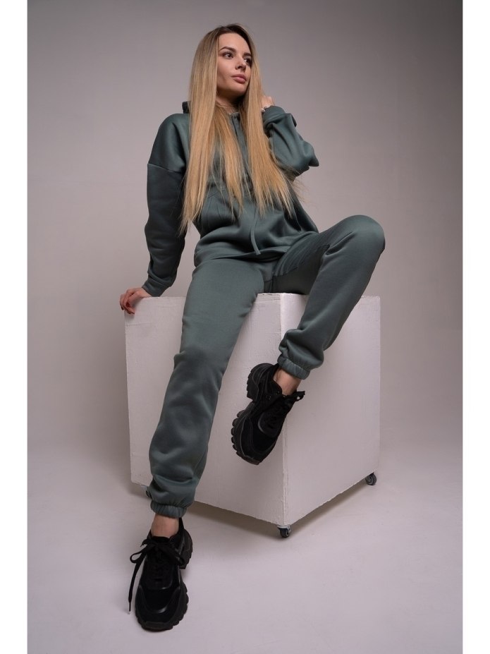 Женский костюм Oversize на флисе 2020