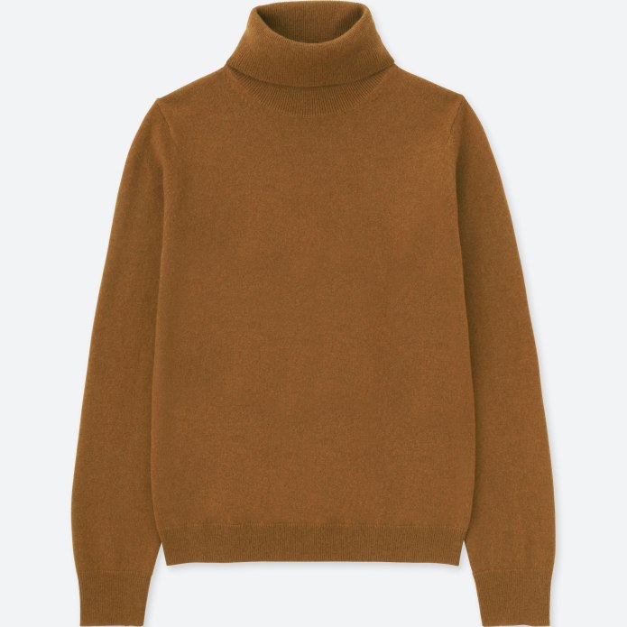 Кашемировая водолазка Uniqlo