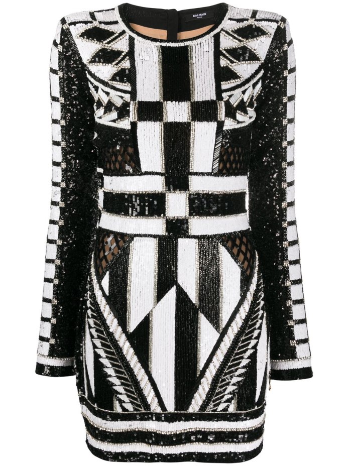 Блейзер платье Balmain