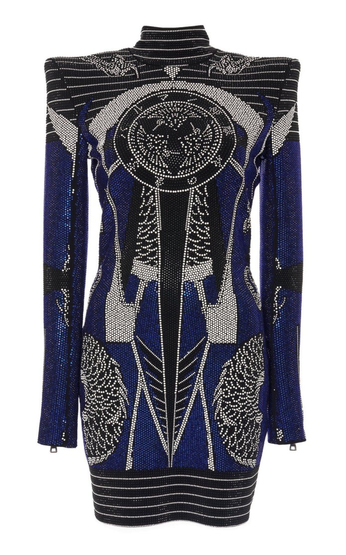 Платье Balmain черное
