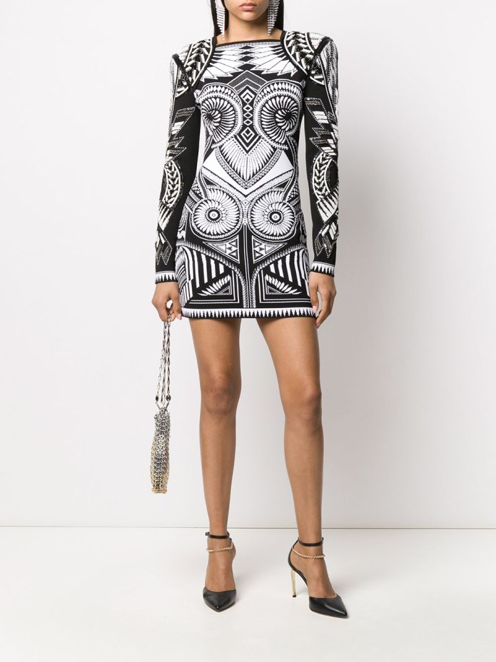 Платья Balmain расписные