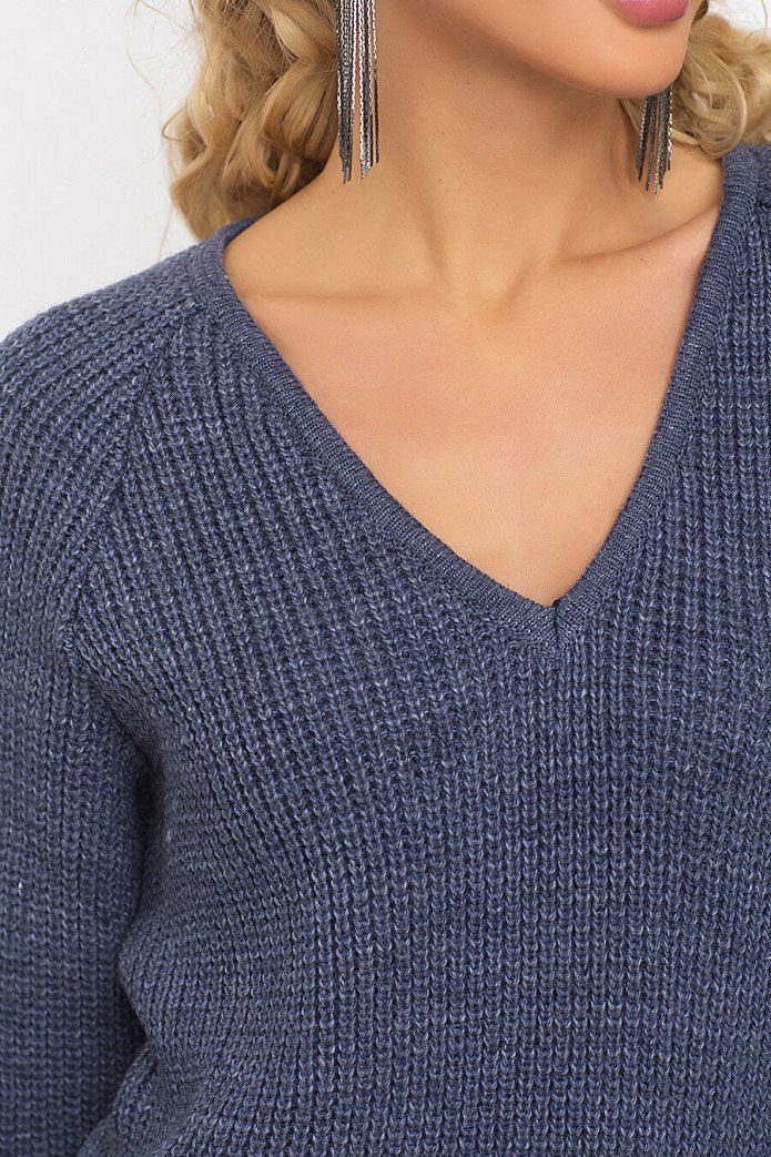 SHEIN плюшевый пуловер с v-образным вырезом swsweatsh07191023231