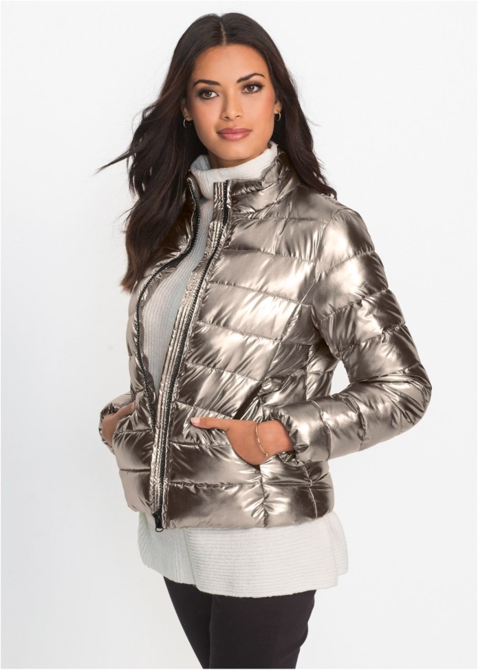 Vinyl Puffer Jacket ASOS