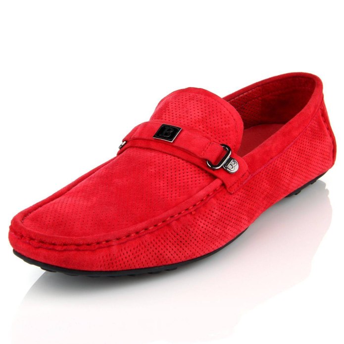 Красные мокасины Basconi