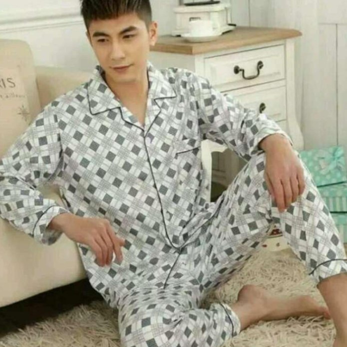 Man in Pyjamas and Suit