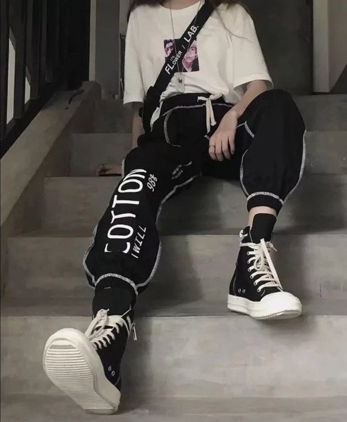 Goth outfit Грандж 2019 корейский парни