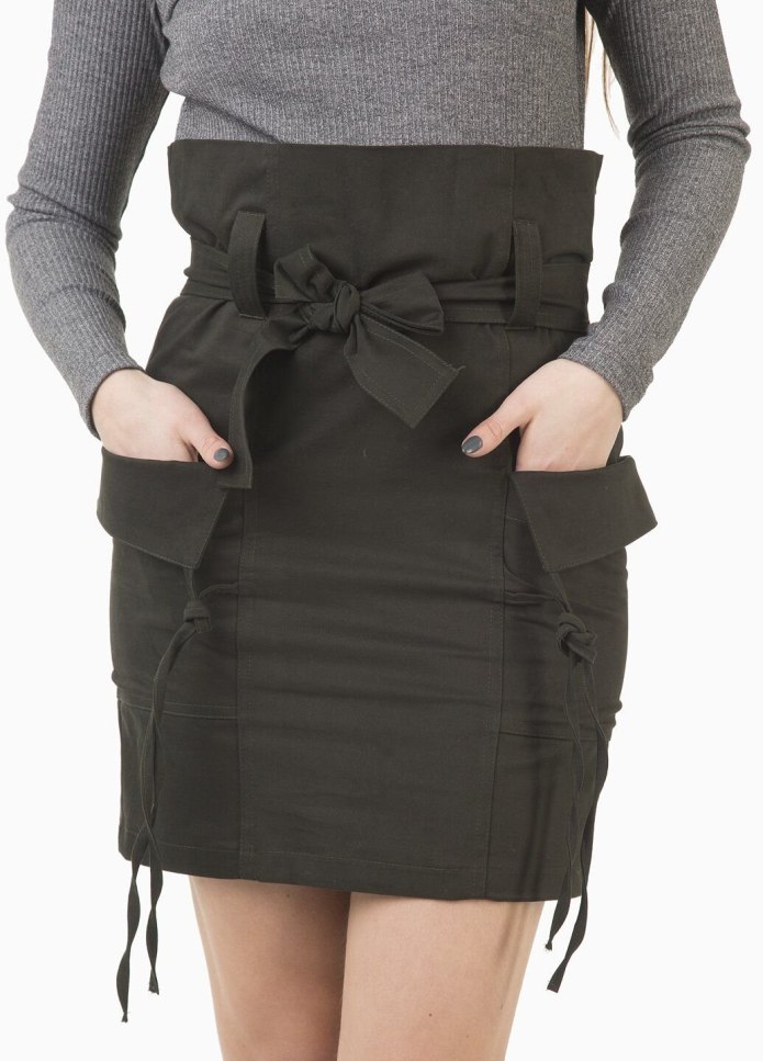 Jil Sander темно зеленая юбка