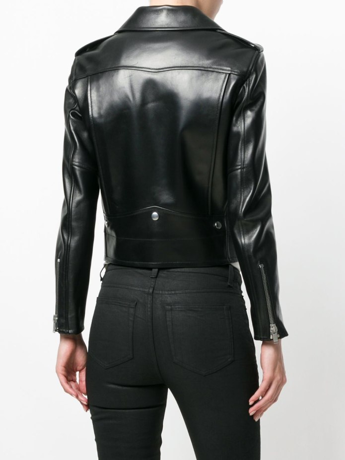 Кожаная куртка Saint Laurent