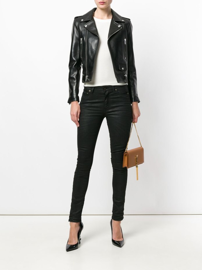 Кожанка Saint Laurent