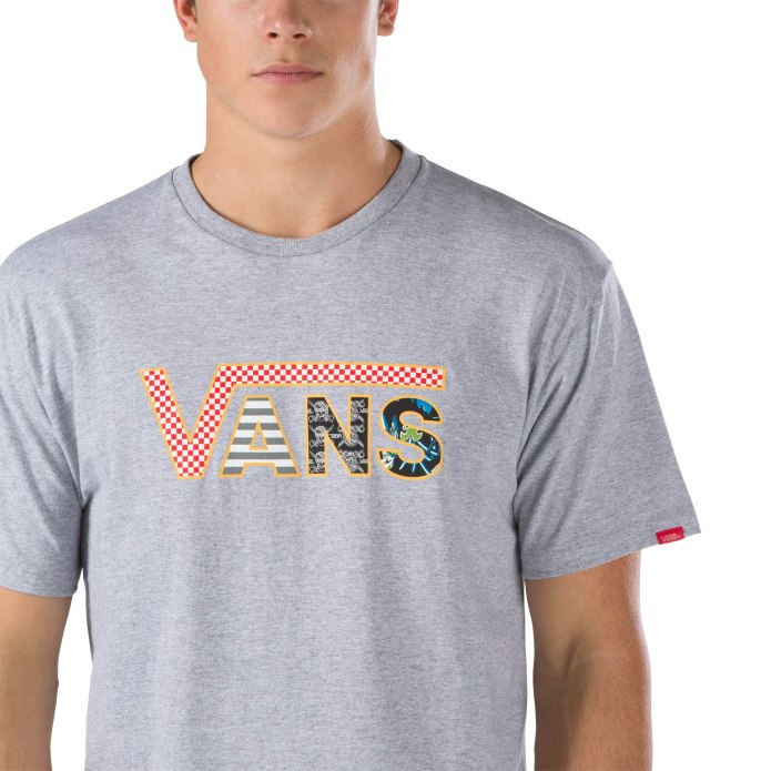 Футболка vans серый