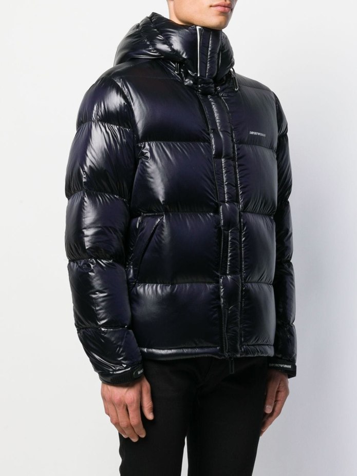 Emporio Armani пуховик с капюшоном