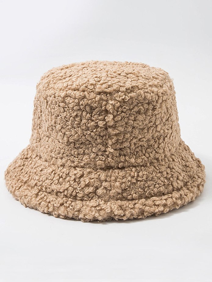 Панама Faux fur Bucket