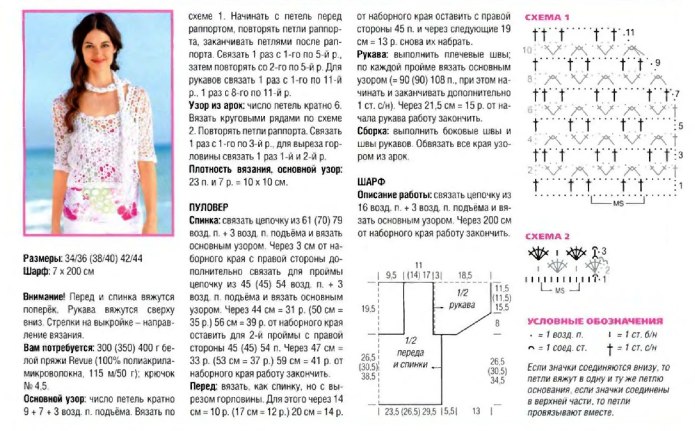 Летние кофточки крючком для женщин схемы и описание бесплатно