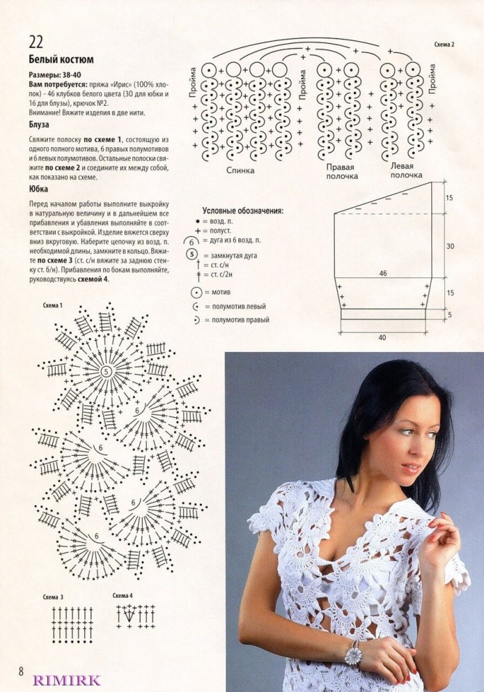 Вязание крючком кофты схемы и описание