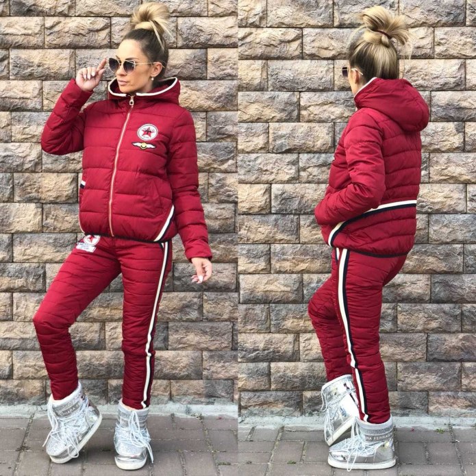 Теплый спортивный костюм