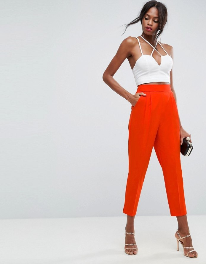 Брюки женские с завышенной талией Zara