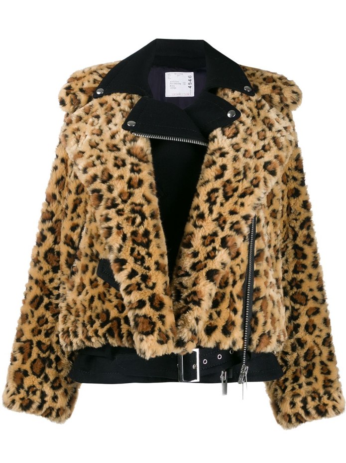 Zara Leopard fur Coat