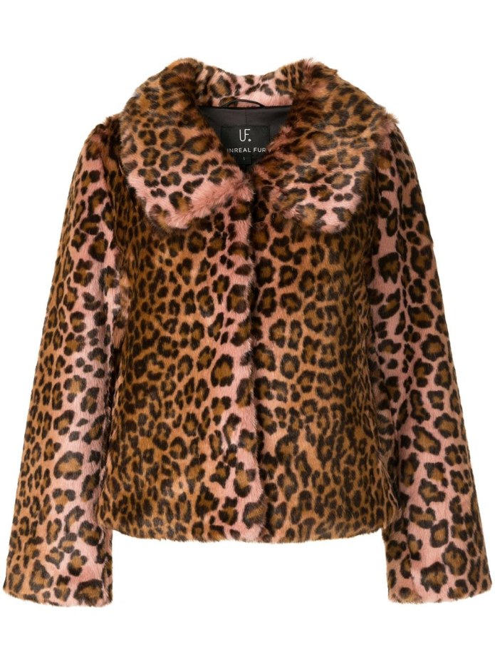 Forever 21 леопардовая шуба