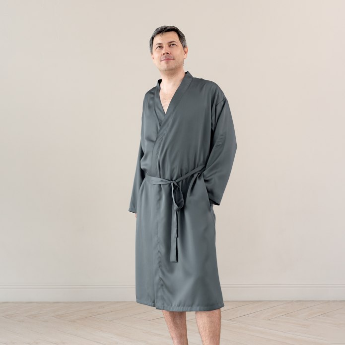 Gant халат махровый мужской