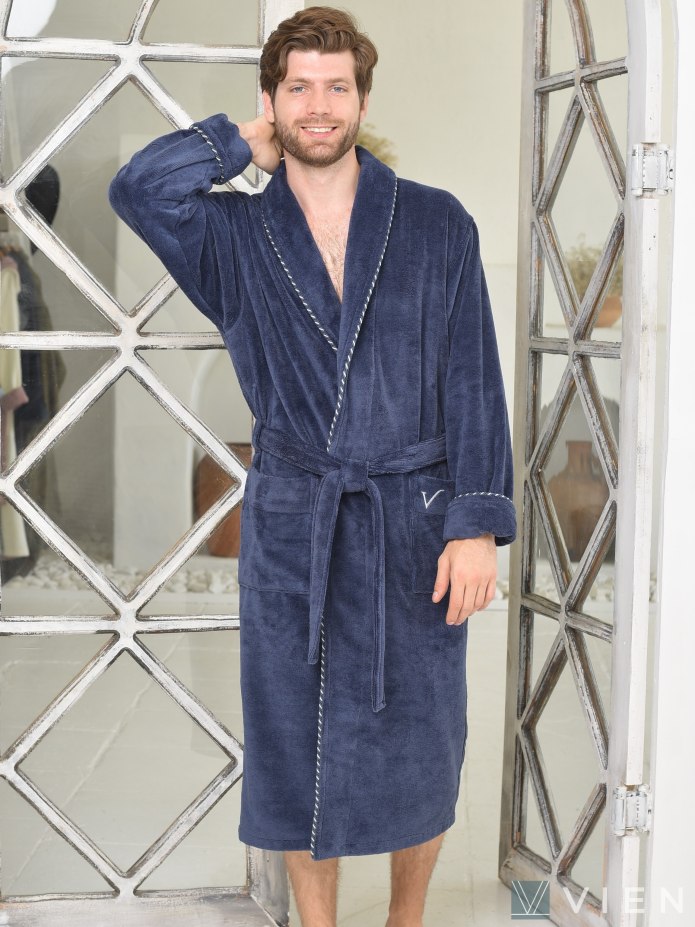 Халат махровый детский корги, размер 36, цвет жёлтый, 340 г/м² ХЛ. 100% С Airo