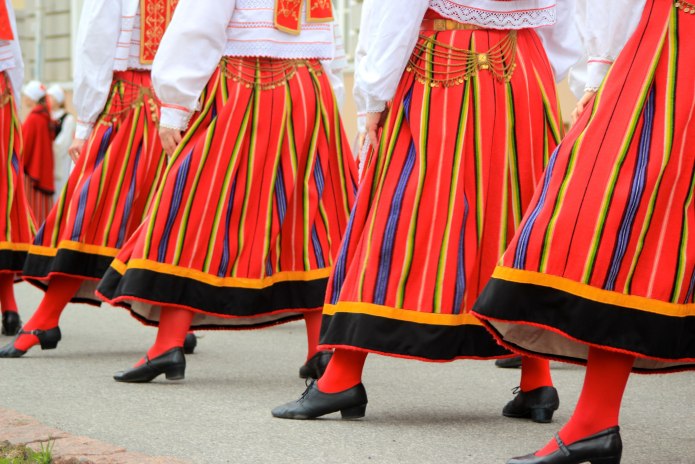 Латышский национальный костюм