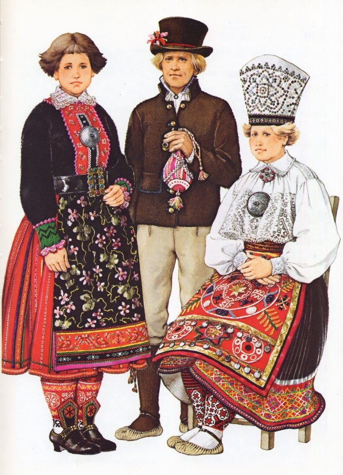 Литовский национальный костюм женский