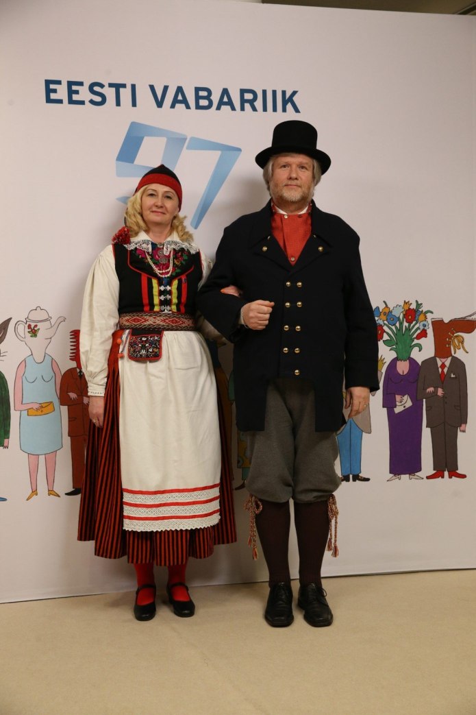 Народный костюм эстонский ССР