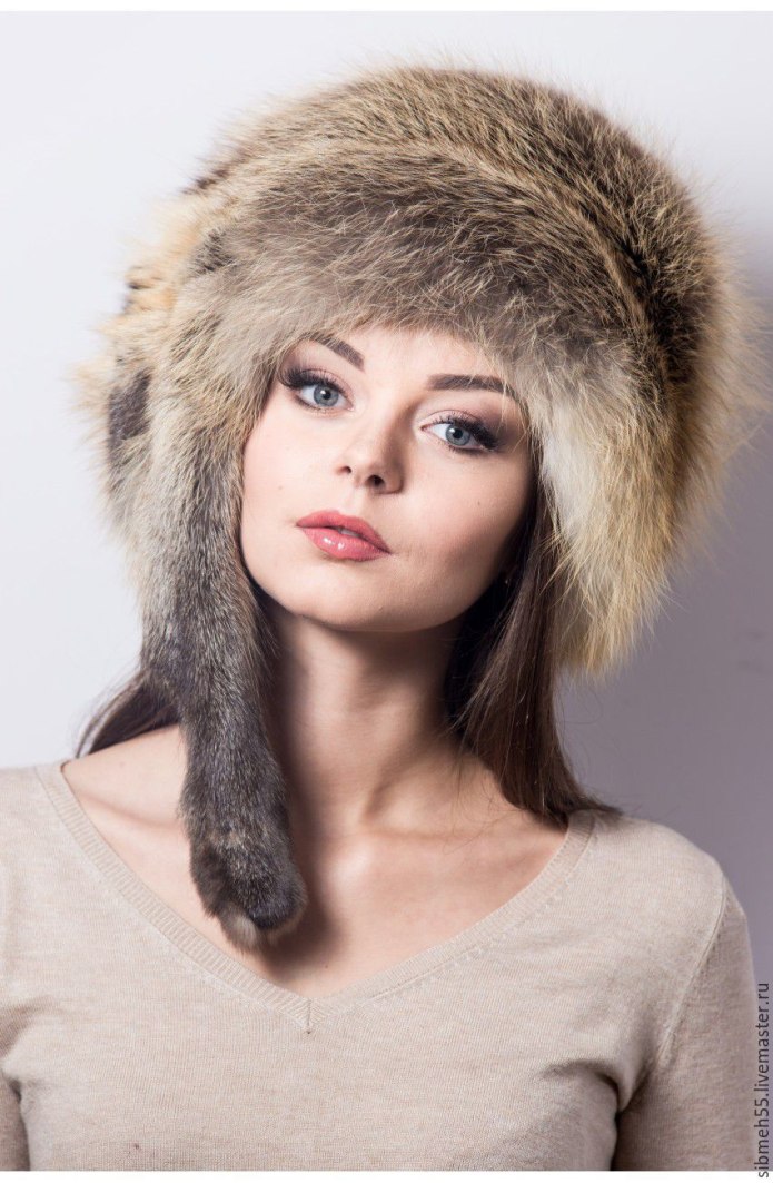 Шапка из лисы