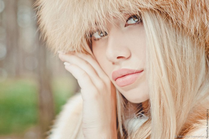 Saga furs шапка лиса