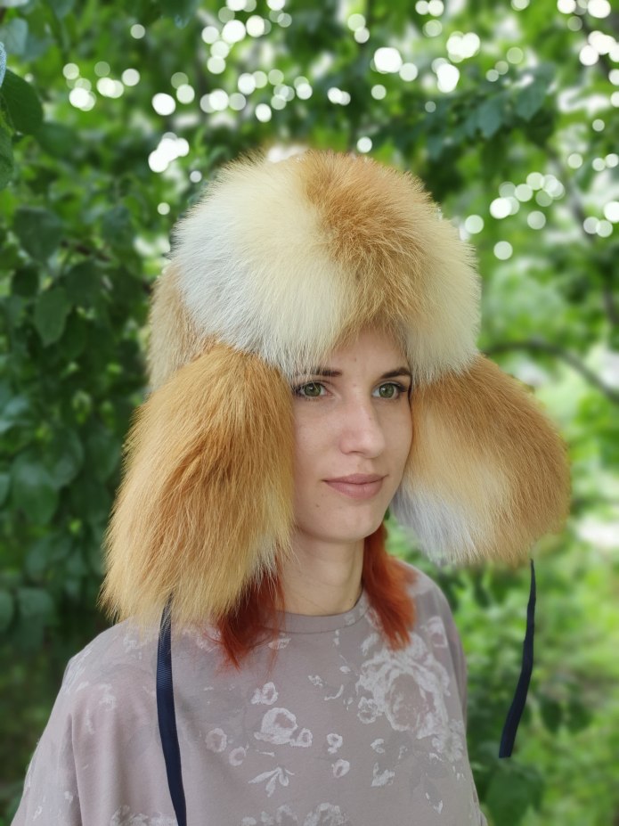 Пушистая ушанка