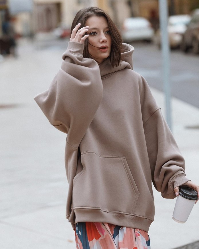 Худи Hugo Oversize Fit женская