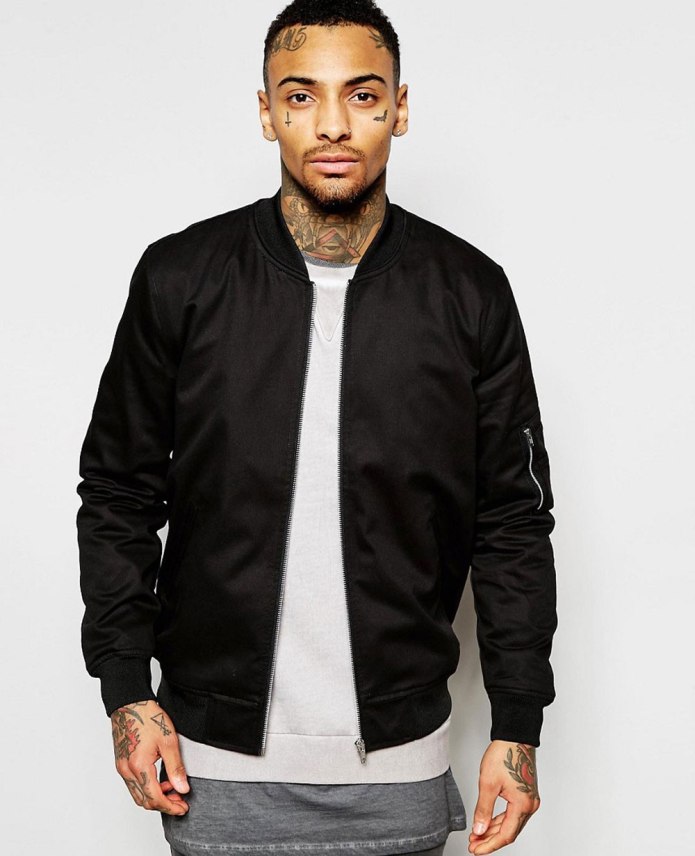 Бомбер ma-1 Alpha industries Black