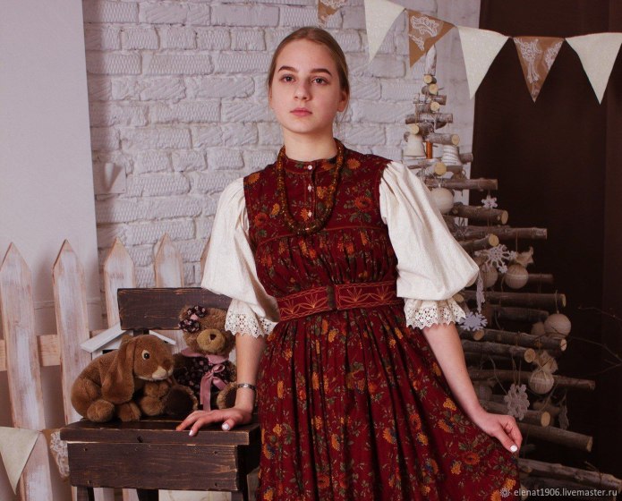 Платья Иванка русский стиль