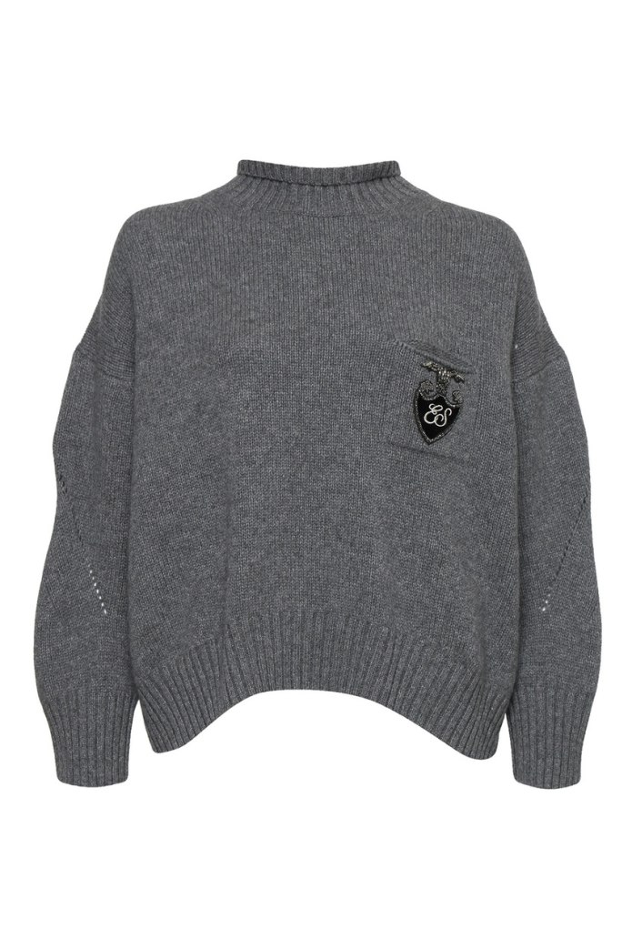 Свитер Ermanno Scervino серый
