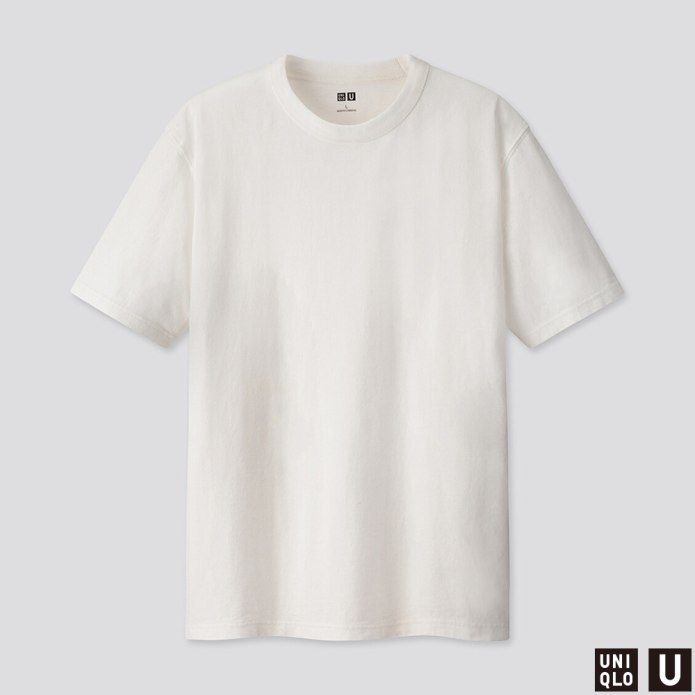Футболки Uniqlo u бежевая