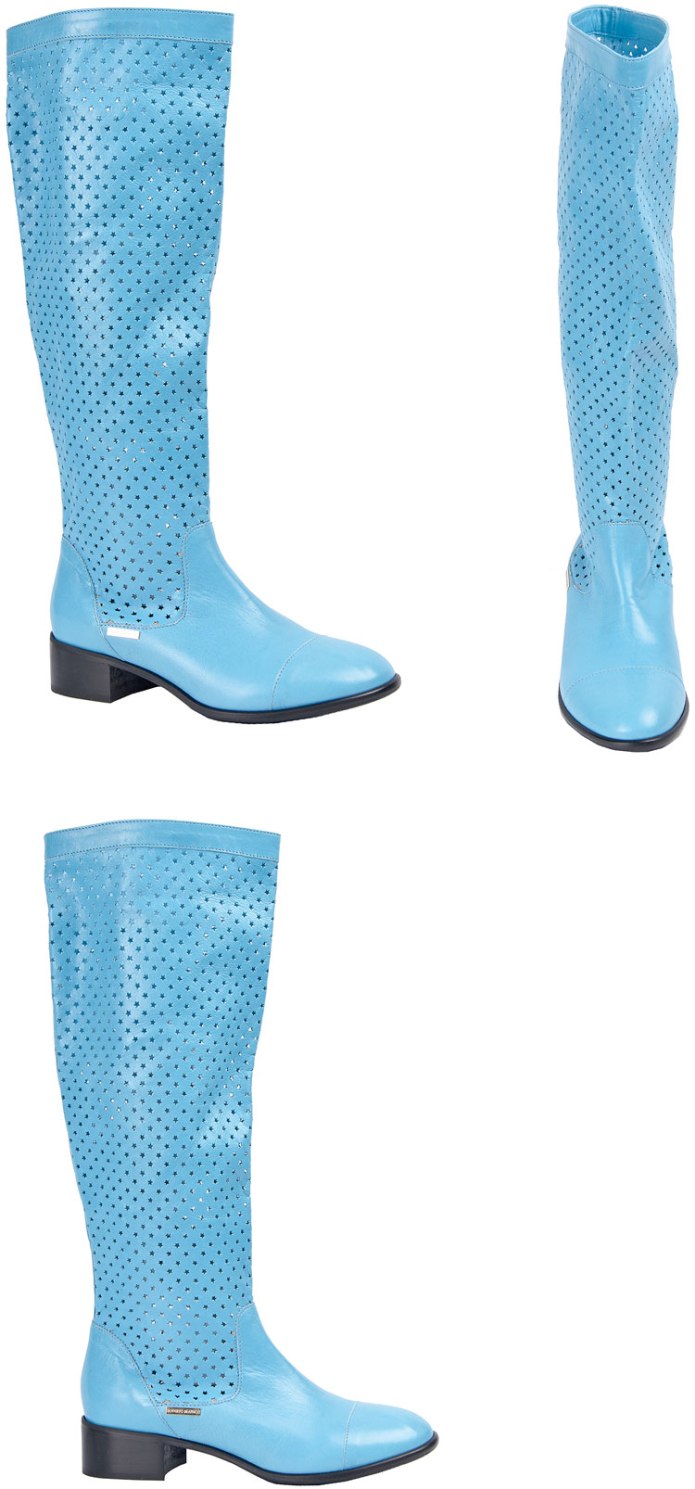 Pollini бархатные сапоги