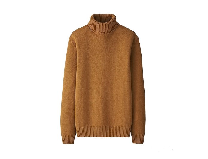 Uniqlo кашемир мужская водолазка