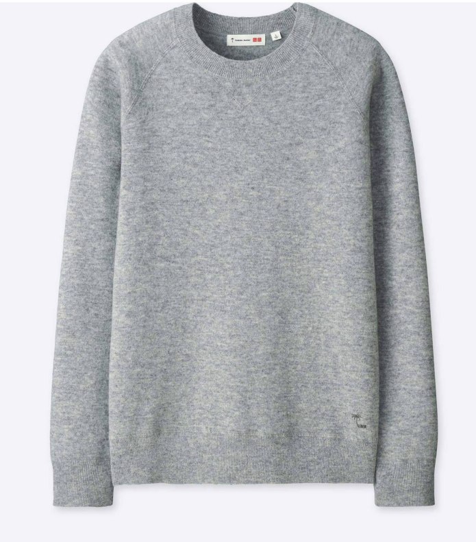 Uniqlo мериносовая шерсть джемпер