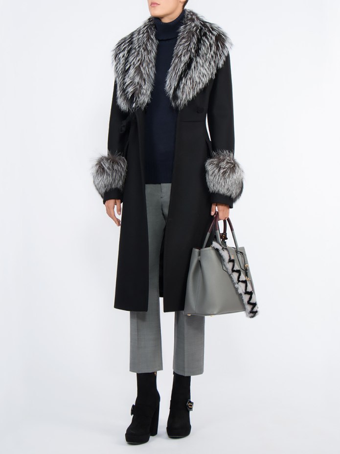 Prada кожаный тренч