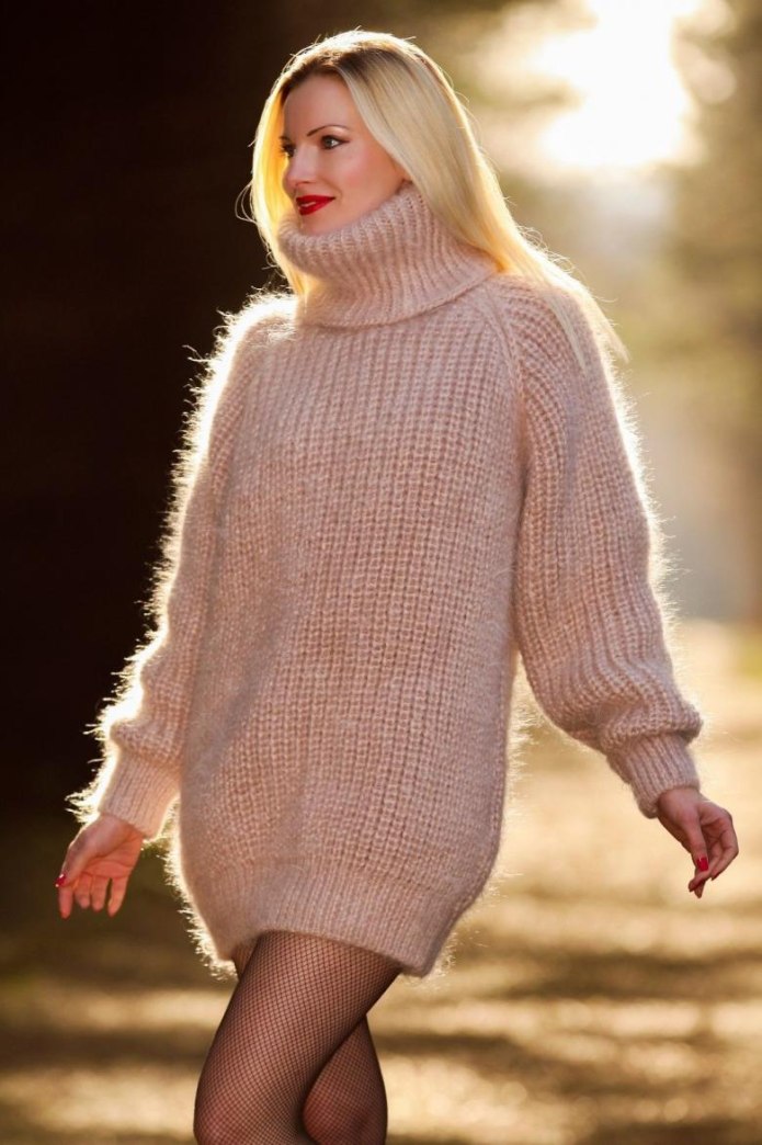 Pink Mohair Sweater