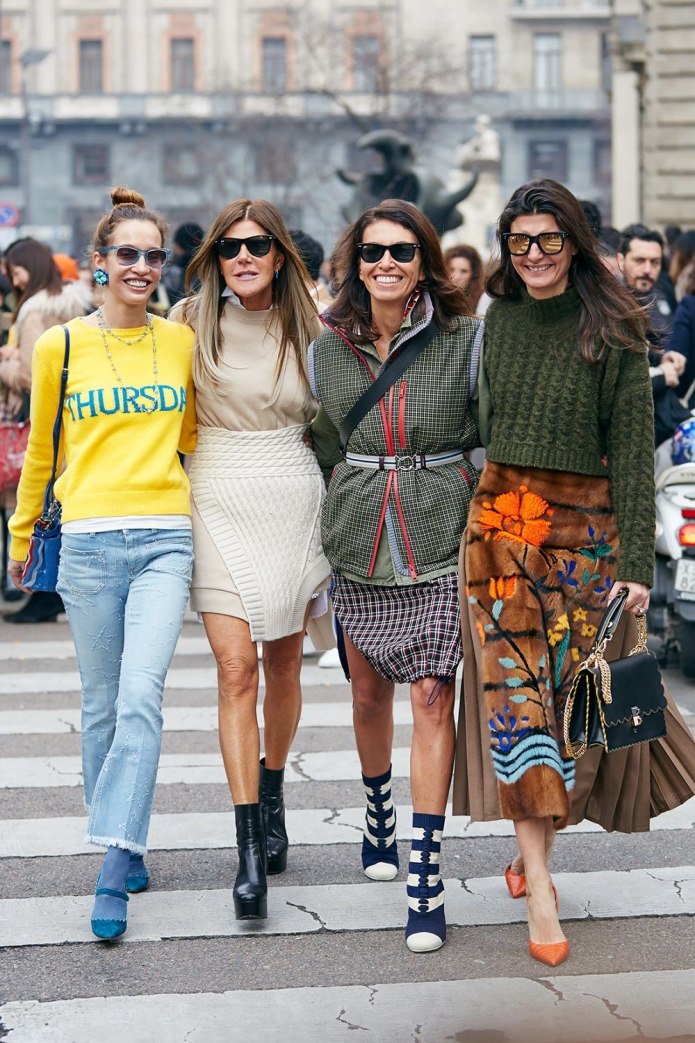 Неделя моды в Милане Street Style