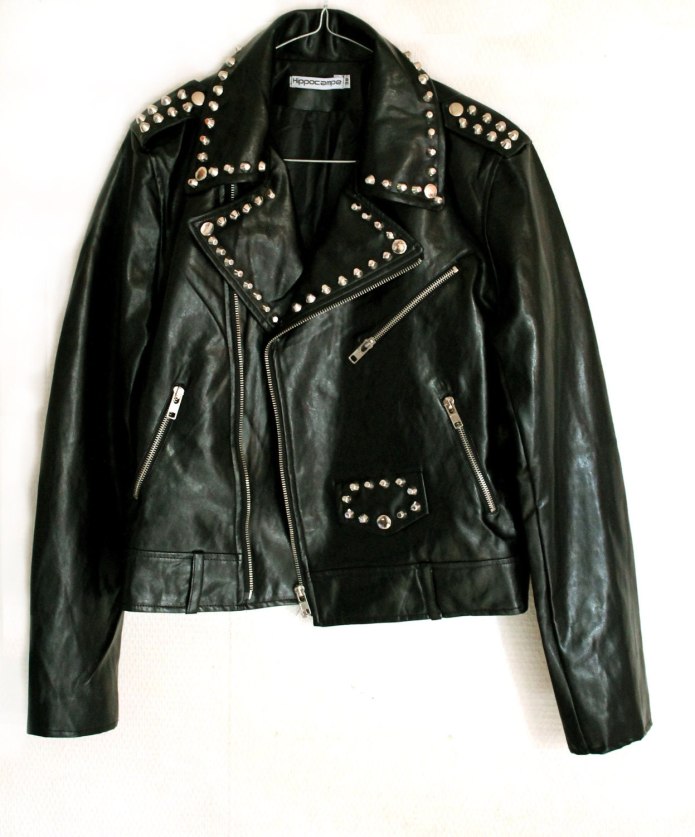 Burberry spiked Leather Jackets.