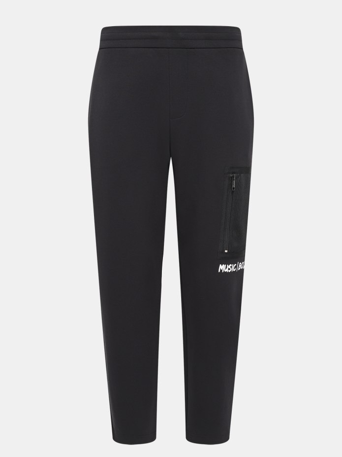 Брюки мужские из экокожи Emporio Armani