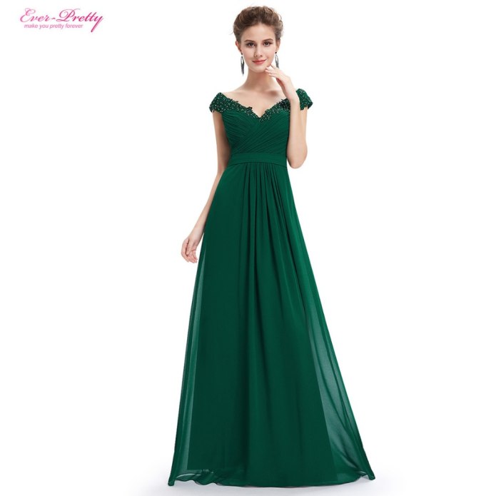 Изумрудное платье вечернее 1001 Dress