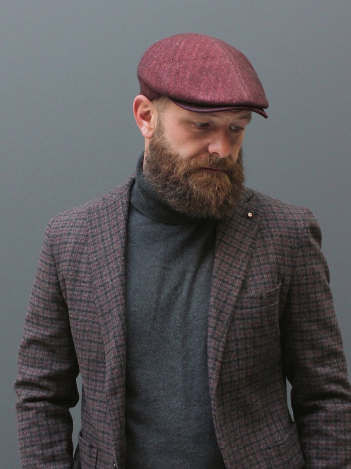 City Sport Loden Wool Newsboy cap