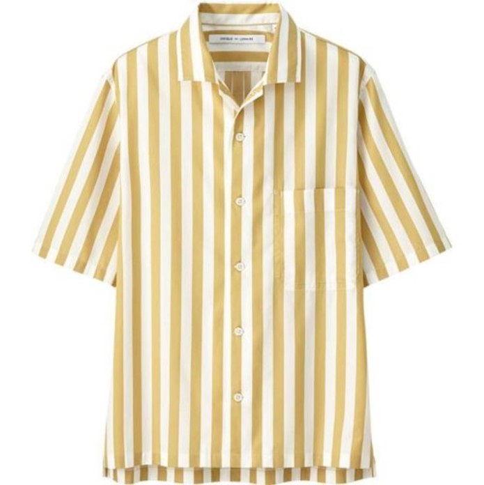 Рубашка из хлопка Uniqlo 2021